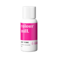 Hot Pink Oil Based Colouring 20ml by Colour Mill
