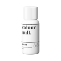 White Oil Based Colouring 20ml by Colour Mill
