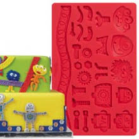 Wilton Robots & Monsters Designs Silicone Mould