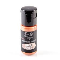 Rose Gold Edible Paint 15ml by Over The Top