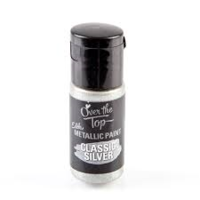 Classic Silver Edible Paint 15ml by Over The Top