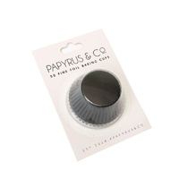 Standard Black Foil Baking Cups (50 pack)