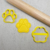 Dog Paw Cookie Cutter and Embosser SET023