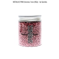 METALLIC PINK Jimmies 1mm (85g) - by Sprinks