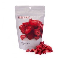 FRESH AS - FREEZE DRIED STRAWBERRY SLICES 22g