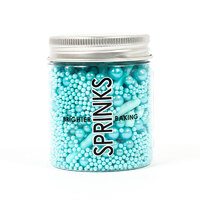 BUBBLE & BOUNCE BLUE (75G) SPRINKLES - BY SPRINKS