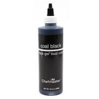 Coal Black 15.5 oz Chefmaster Liqua-Gel