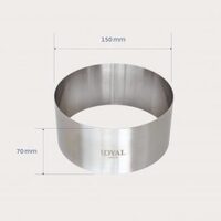 150mm FOOD/STACKER RING S/S