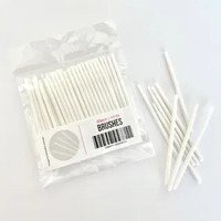 WHITE BRUSHES 50 PIECES