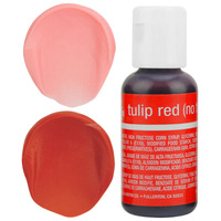 Tulip Red (no Taste) 21g Chefmaster Liqua-Gel