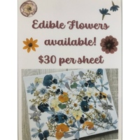 Edible Flowers Sheet