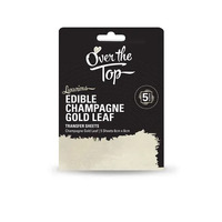 CHAMPAGNE GOLD LEAF TRANSFER SHEET 5 pc- Over The Top