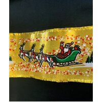 Yellow Christmas Frill (sold per Meter)