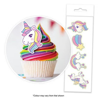 Unicorn Wafer Toppers 16 pack