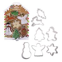 R&M XMAS COOKIE CUTTER CARDED SET 7