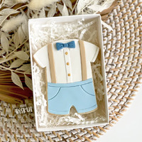 Baby Boy Outfit Cutter and Embosser Set (Little Biskut) LBD071