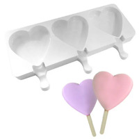 HEART POPSICLE SILICONE MOULD
