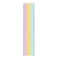 PASTEL TAPER CANDLES 10 piece