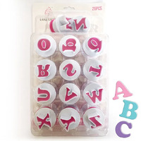 LARGE UPPERCASE ALPHABET PLUNGER CUTTERS