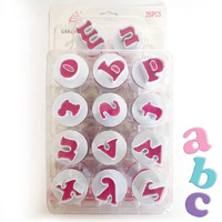 LARGE LOWERCASE ALPHABET PLUNGER CUTTERS