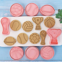 8 Piece Sport Cookie Cutter Set
