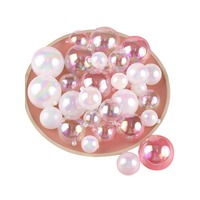 Pink Clear Cake Ball Set - Small