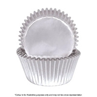 CAKE CRAFT | 700 SILVER FOIL BAKING CUPS | PACK OF 72