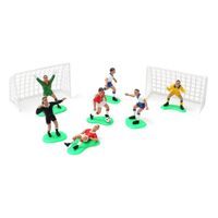 SOCCER CAKE TOPPERS - SET OF 9
