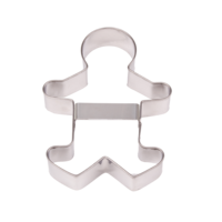 STAINLESS STEEL GINGERBREAD MAN COOKIE CUTTER 13CM