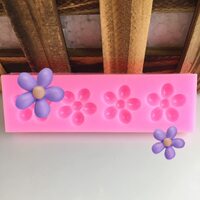 5 Petal Small Flowers Silicone Mold