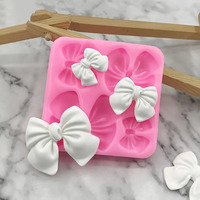 Small 4 Bow Silicone Mould