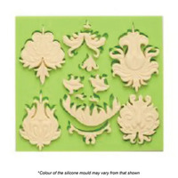 Assorted Scrolls Silicone Mould 2