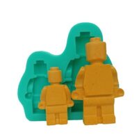 Small & Large Lego Men Silicone Mould