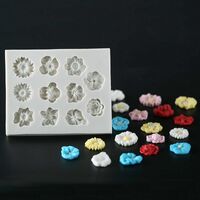 11 Assorted Flowers Silicone Mould