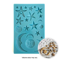 Assorted Moon & Stars Silicone Mould