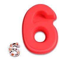 Number 6/9 Silicone Mould Small 10cm tall