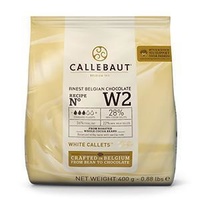  400g Belgium Callebaut White Chocolate