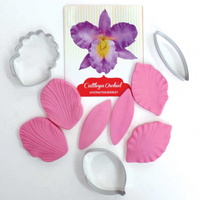 Cattleya Orchid Cutter & Veiner Set