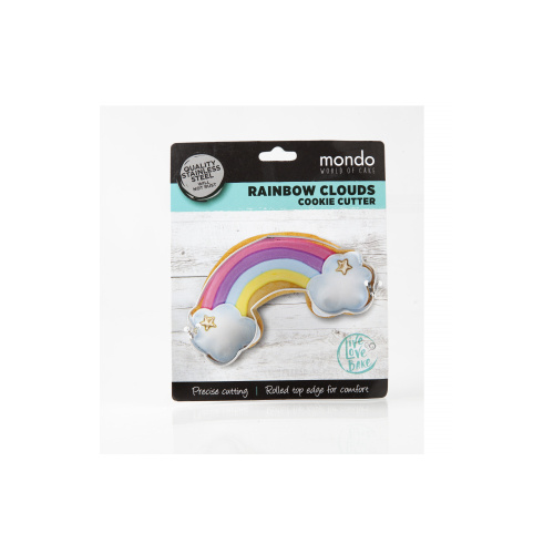 Rainbow Clouds Cookie Cutter