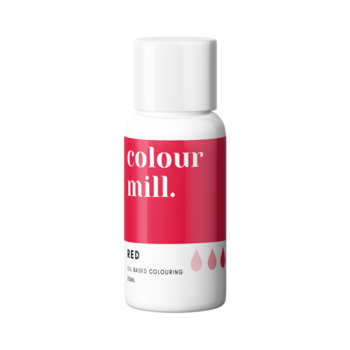 Red Oil Based Colouring 20ml by Colour Mill