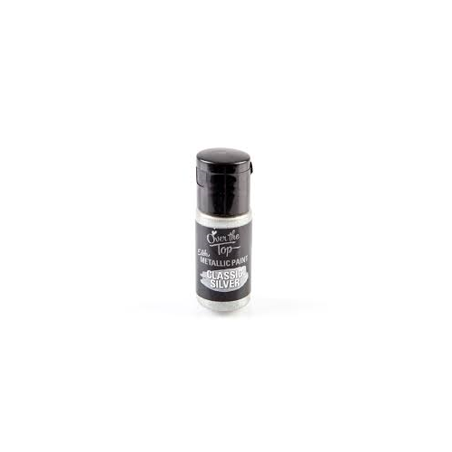 Classic Silver Edible Paint 15ml by Over The Top