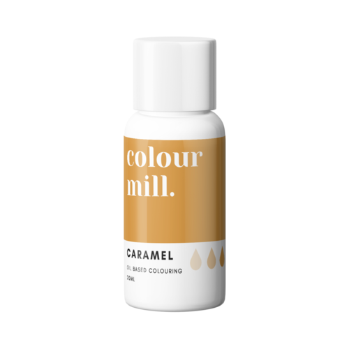 Caramel Oil Based Colouring 20ml by Colour Mill