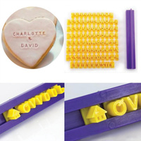 MINI ALPHABET & NUMBER COOKIE PRESS EMBOSSER