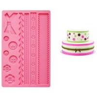 Wilton Fabric Designs Silicone Mould