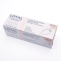 SIZE 18 Clear Disposible Loyal Piping Bags BOX 100