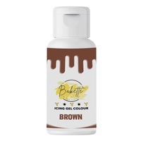 Brown Icing Gel 20g Bakette