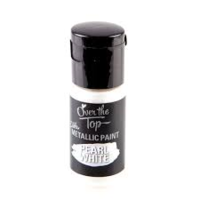 Pearl White Edible Paint 15ml by Over The Top