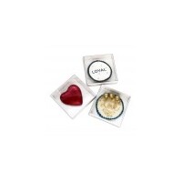 White Loyal Individual Biscuit Box 3.5In x 3.5In x .75H