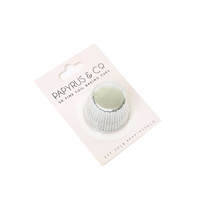 Mini SILVER Foil Baking Cups (50 pack)