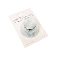 Standard SILVER Foil Baking Cups (50 pack)